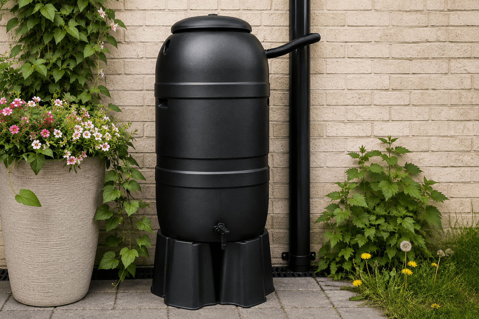 Rainwater Barrel Collector